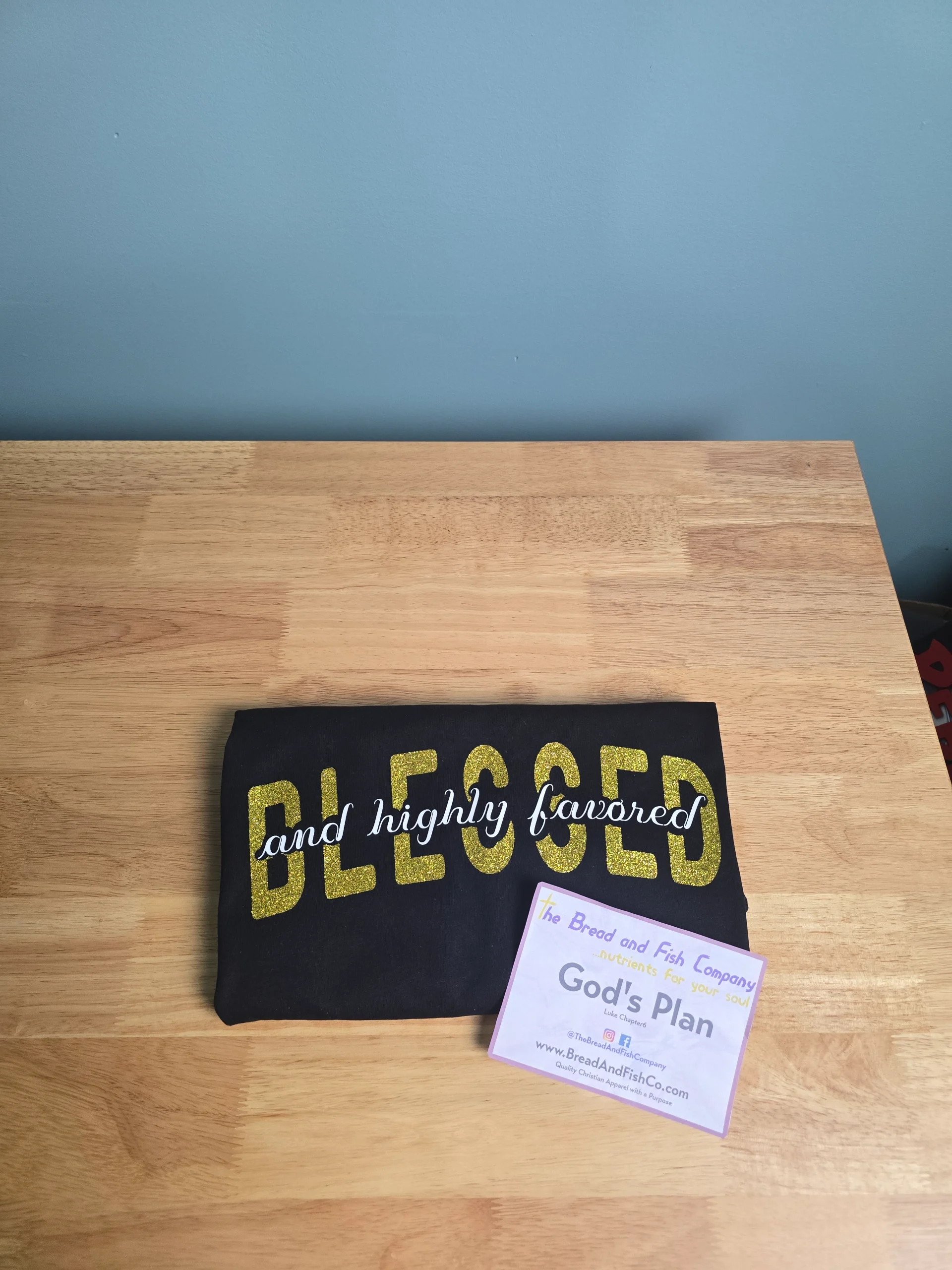 Blessed and Highly Favored Tee, Luke - Image 6