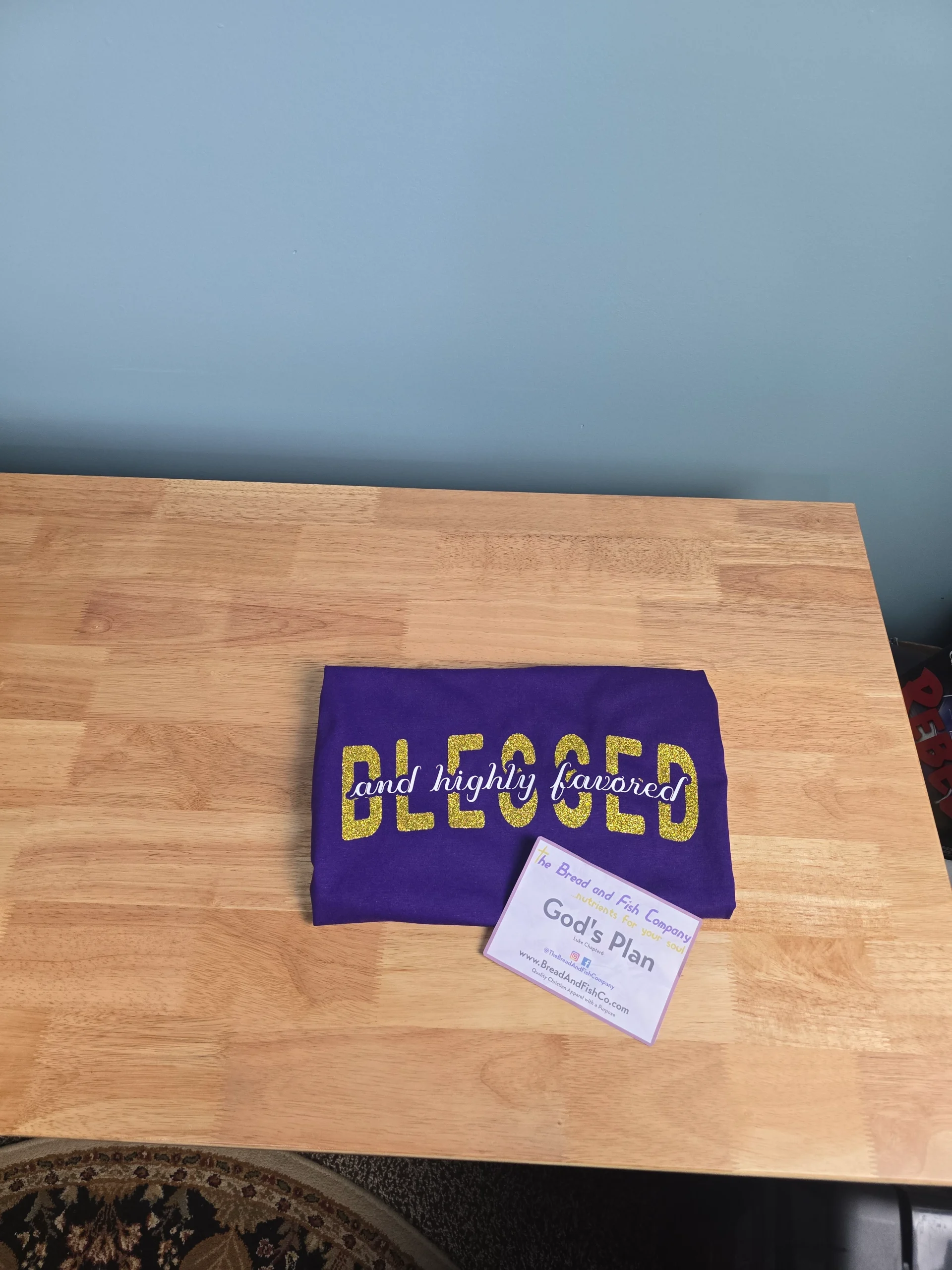Blessed and Highly Favored Tee, Luke - Image 5