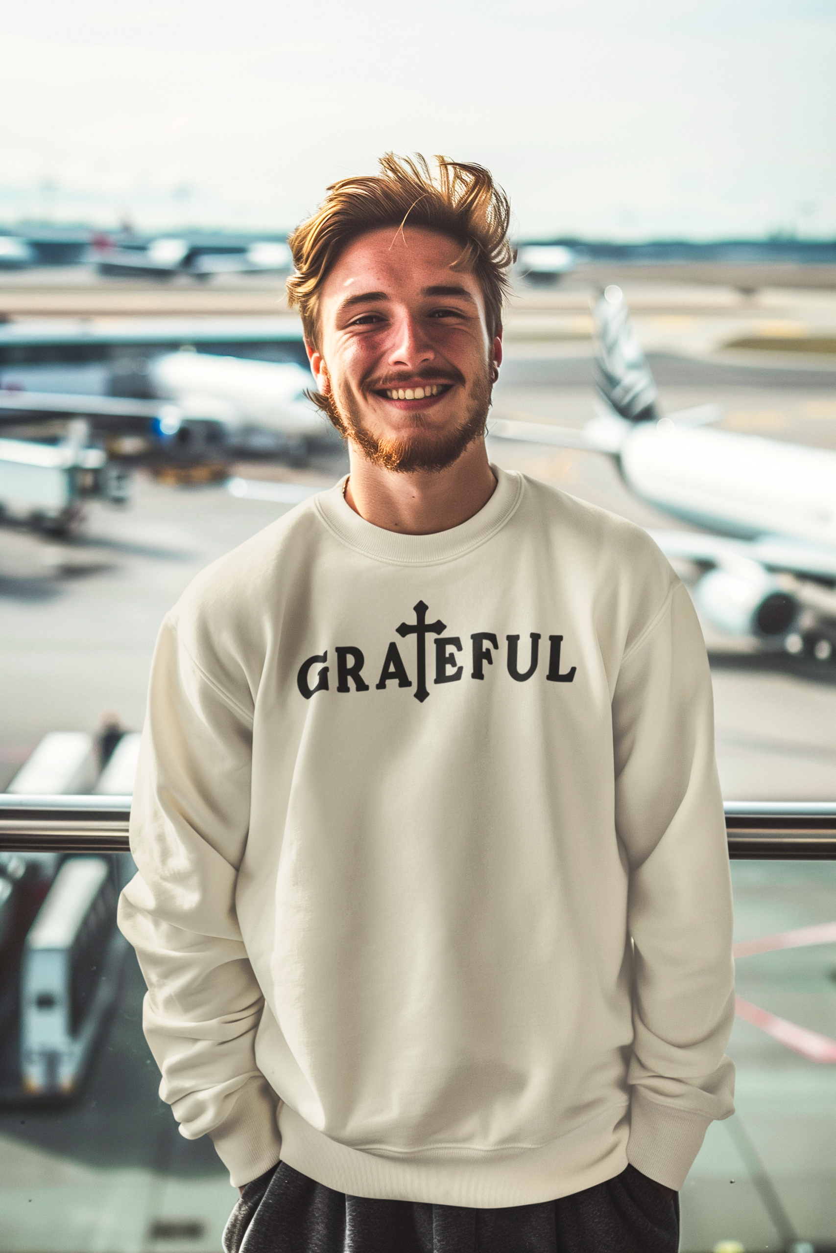 Grateful, Crew Neck, Thessalonians - Image 3