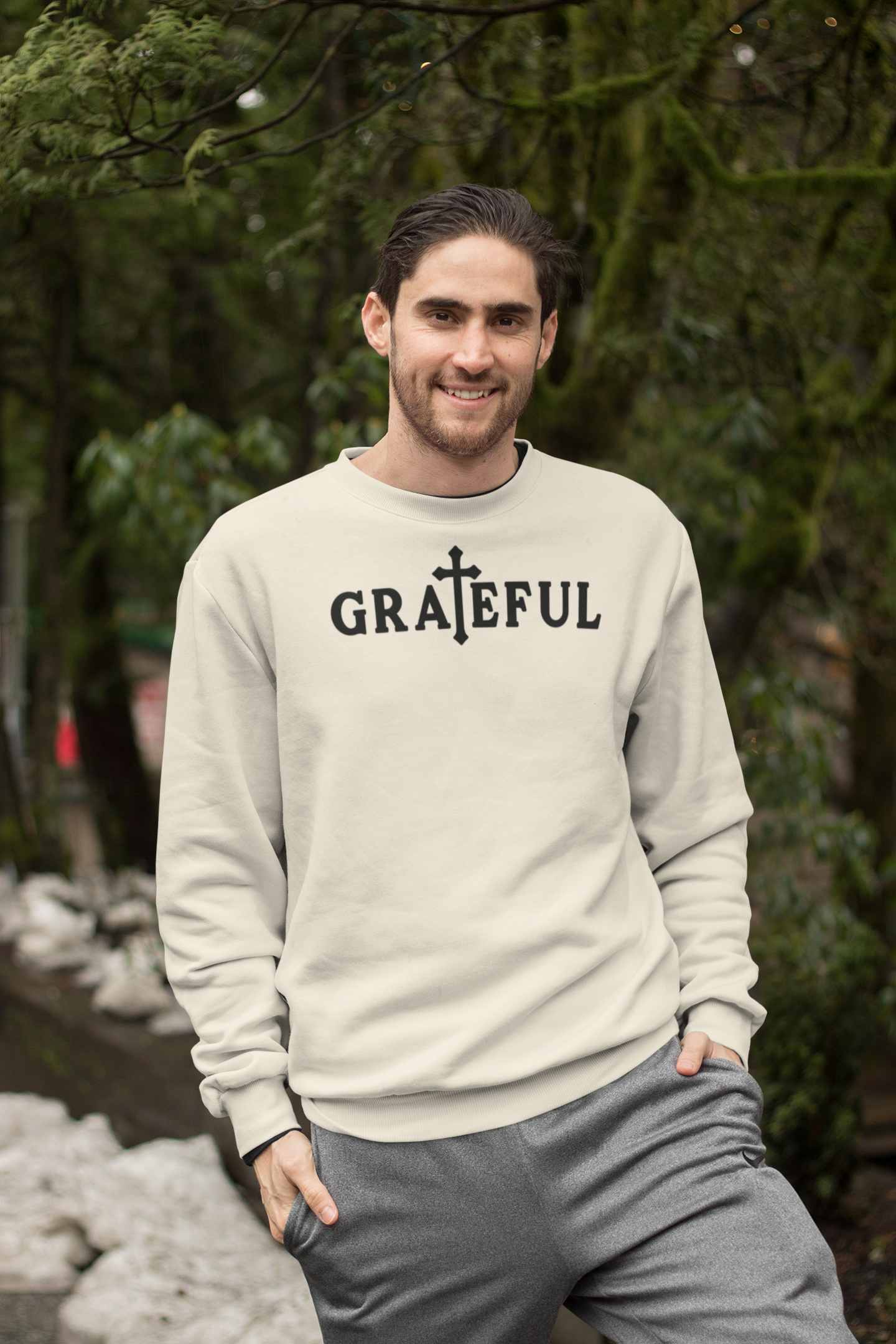 Grateful, Crew Neck, Thessalonians - Image 5