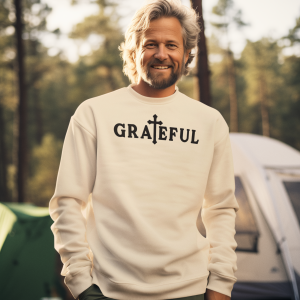 Grateful, Crew Neck, Thessalonians