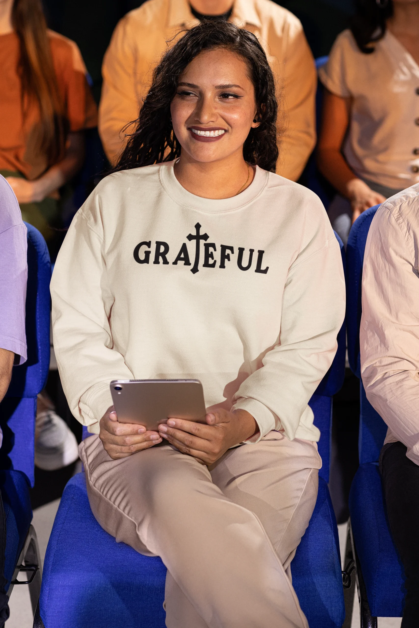 Grateful, Crew Neck, Thessalonians - Image 4